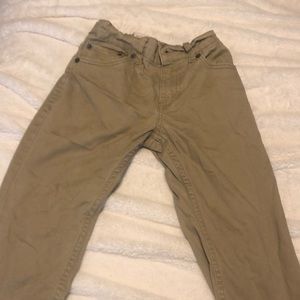 511 slim fit boys khaki pants